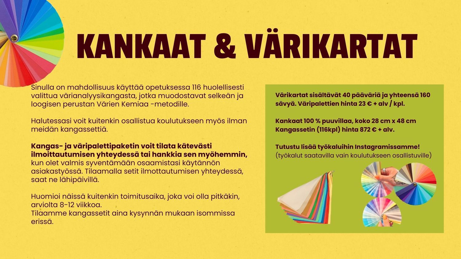 Värianalyysikoulutus