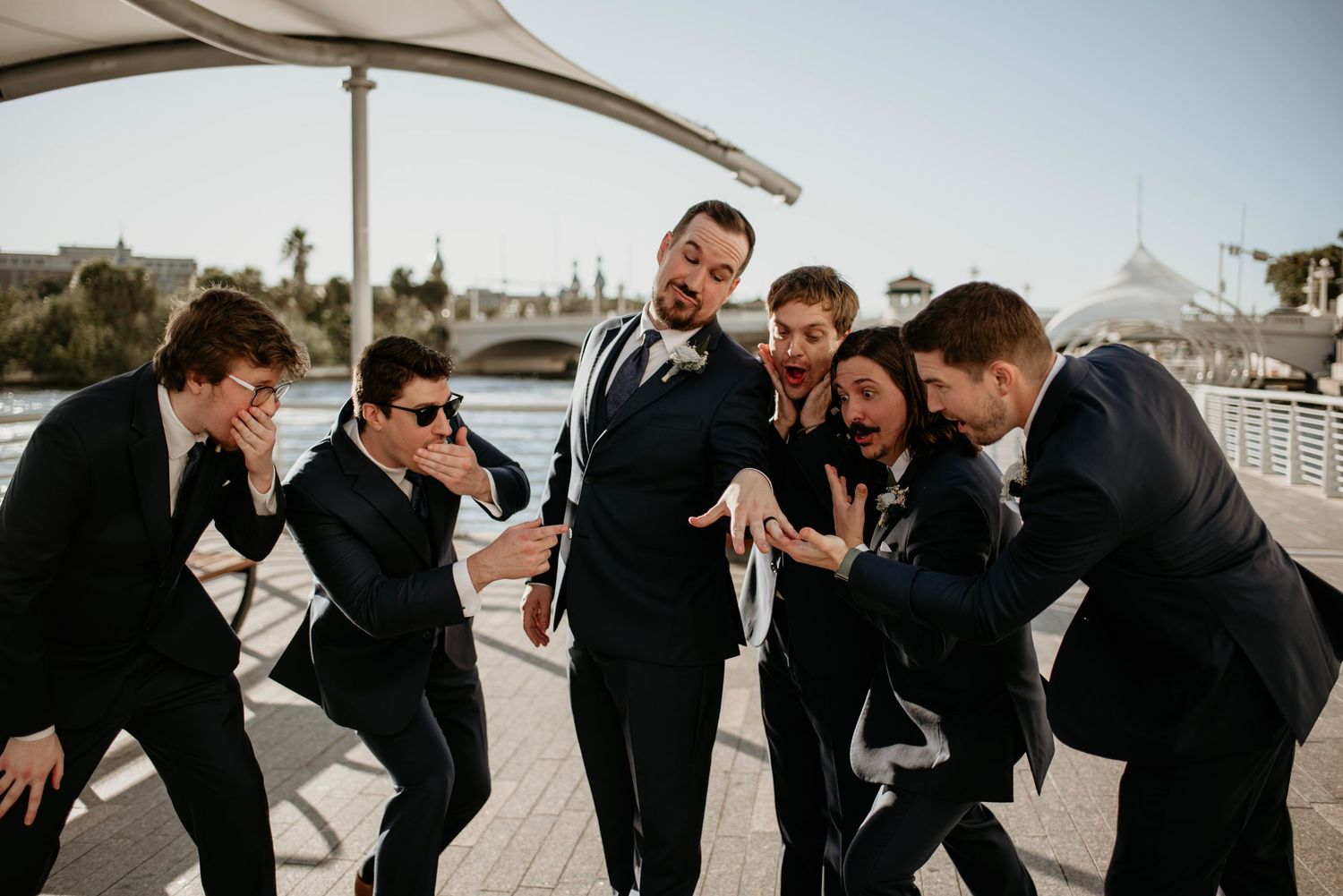 Groomsmen Captured by Willow + Vine Photography