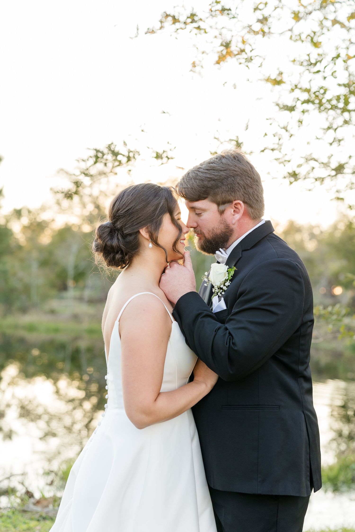 formal and classic black tie wedding in south georgia