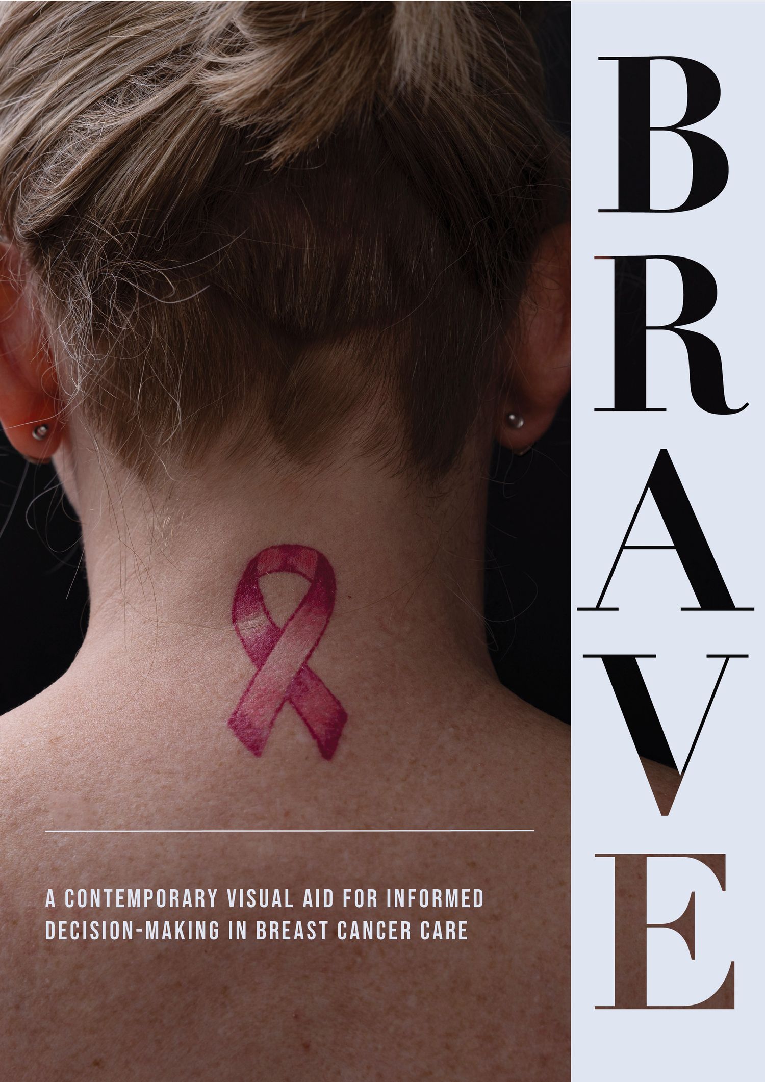 Front Cover of BRAVE v.1.1, the UK's first magazine-style visual decision aid for mastectomy, with or without breast reconstruction