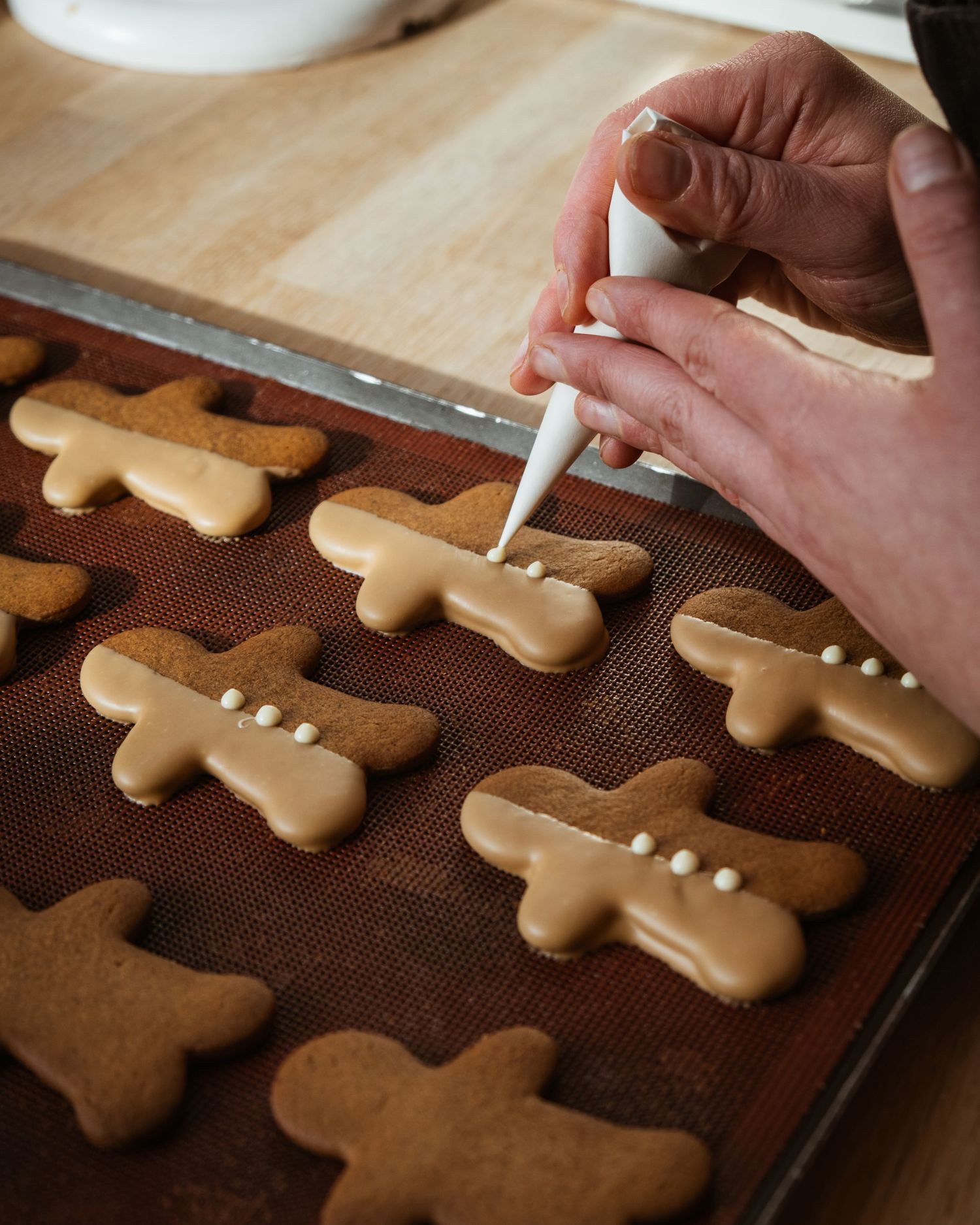 Fresh baked cookies, choux, goods and patisserie at Le Choux Bakery Notting Hill