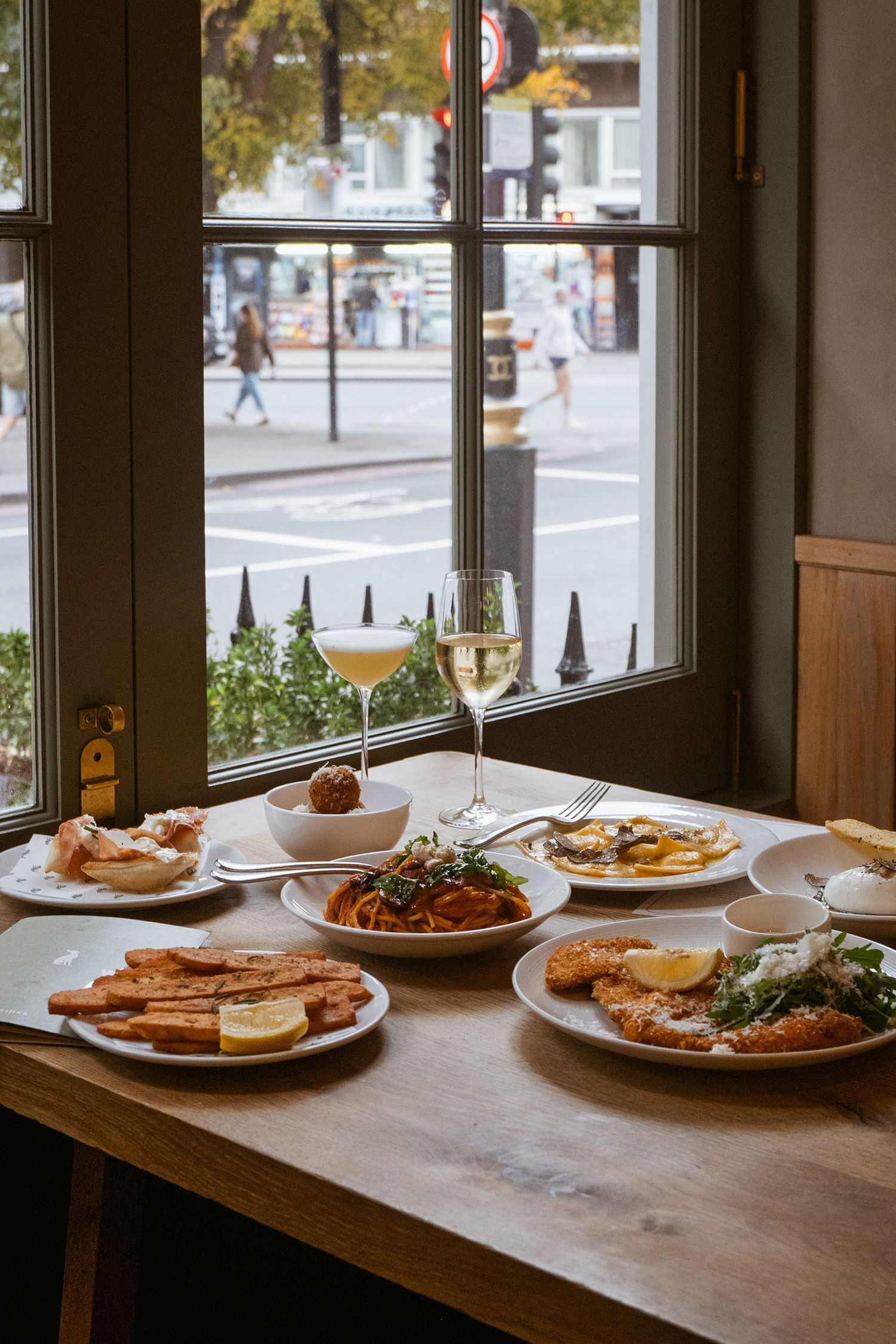 Italian Pasta, The Italian Greyhound, Marylebone London