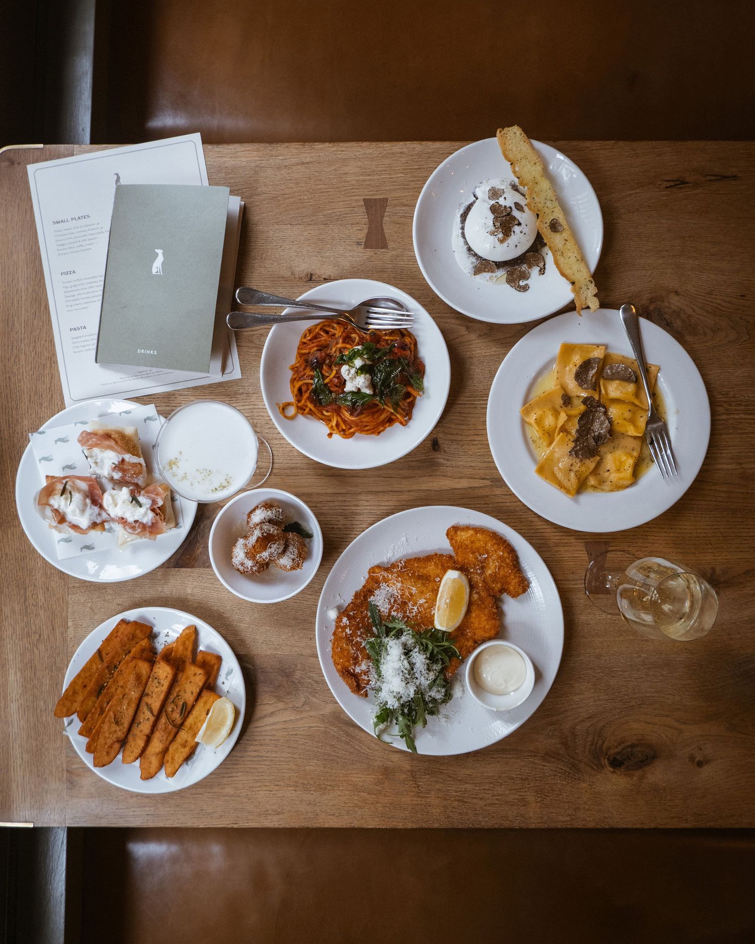 The italians greyhound, Marylebone , italian food