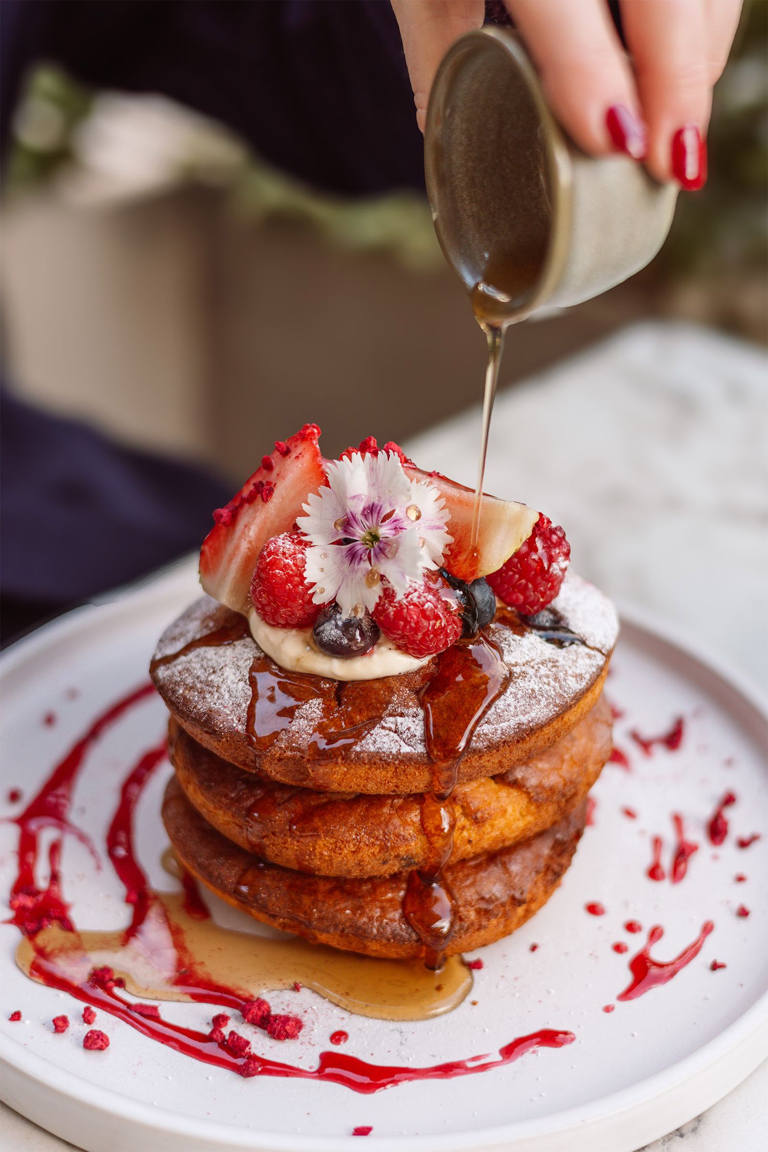 Pancake Daisy Green Food, brunch London