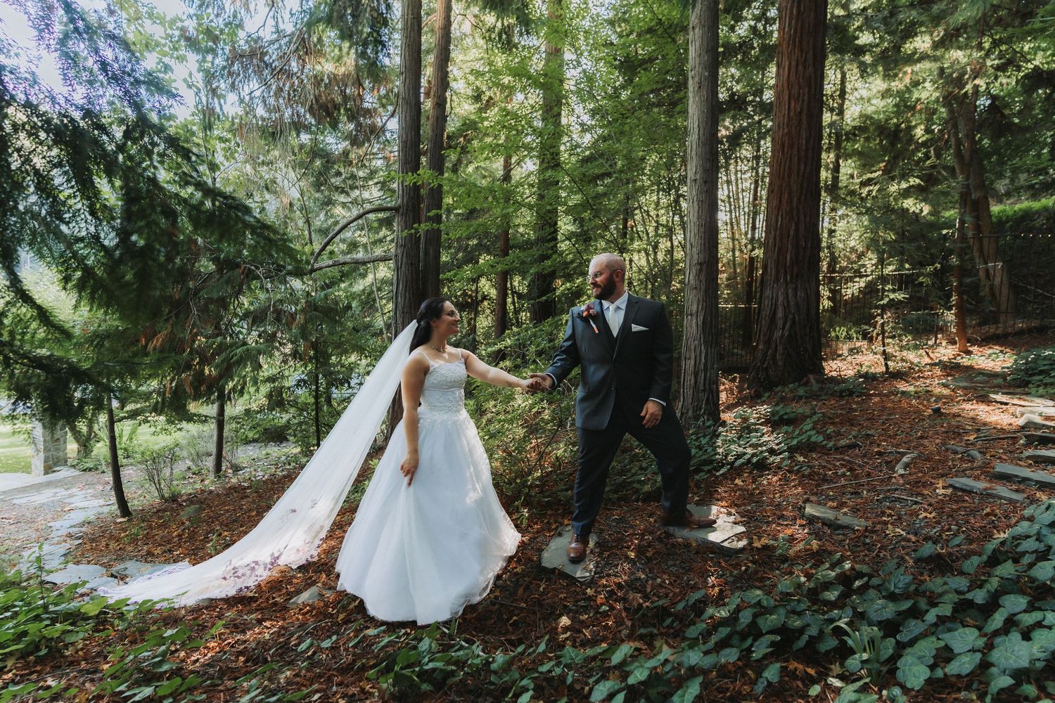 Julia Morgan Redwood Grove - Wedding - Portrait - Bride & Groom - Photographer Nicholas Sitarski - 2025