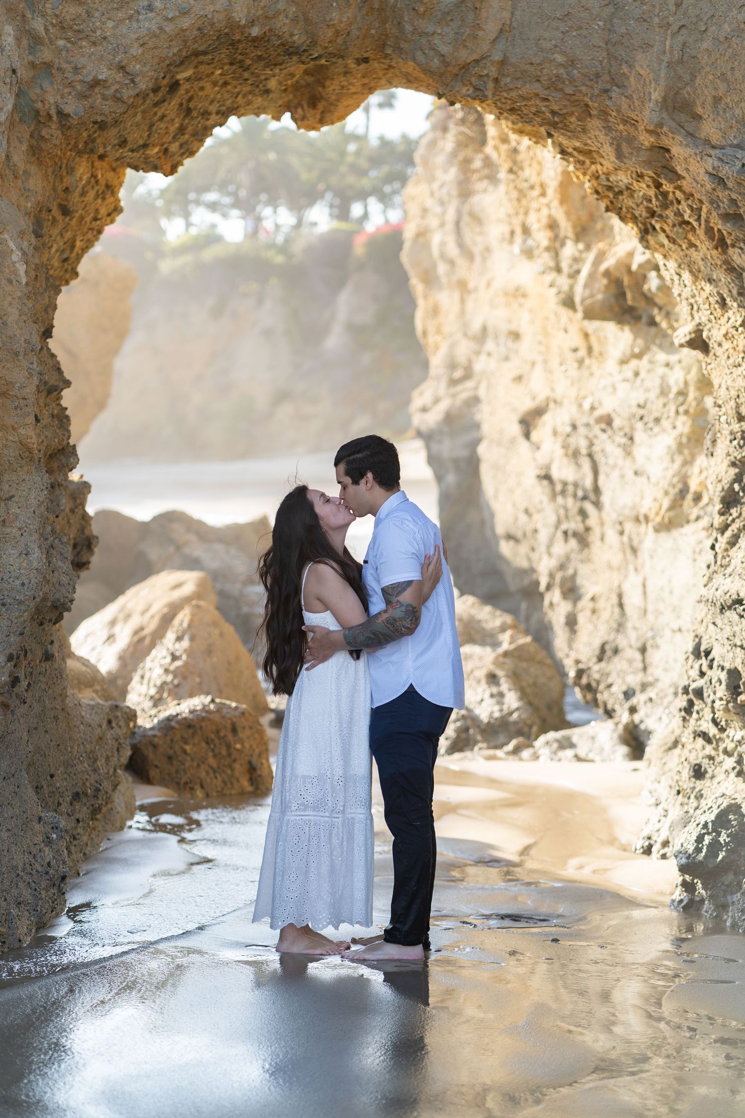 Rock Arch - Engagement photography - Treasure Island Laguna Beach - Southern California - by Nicholas Sitarski 2022