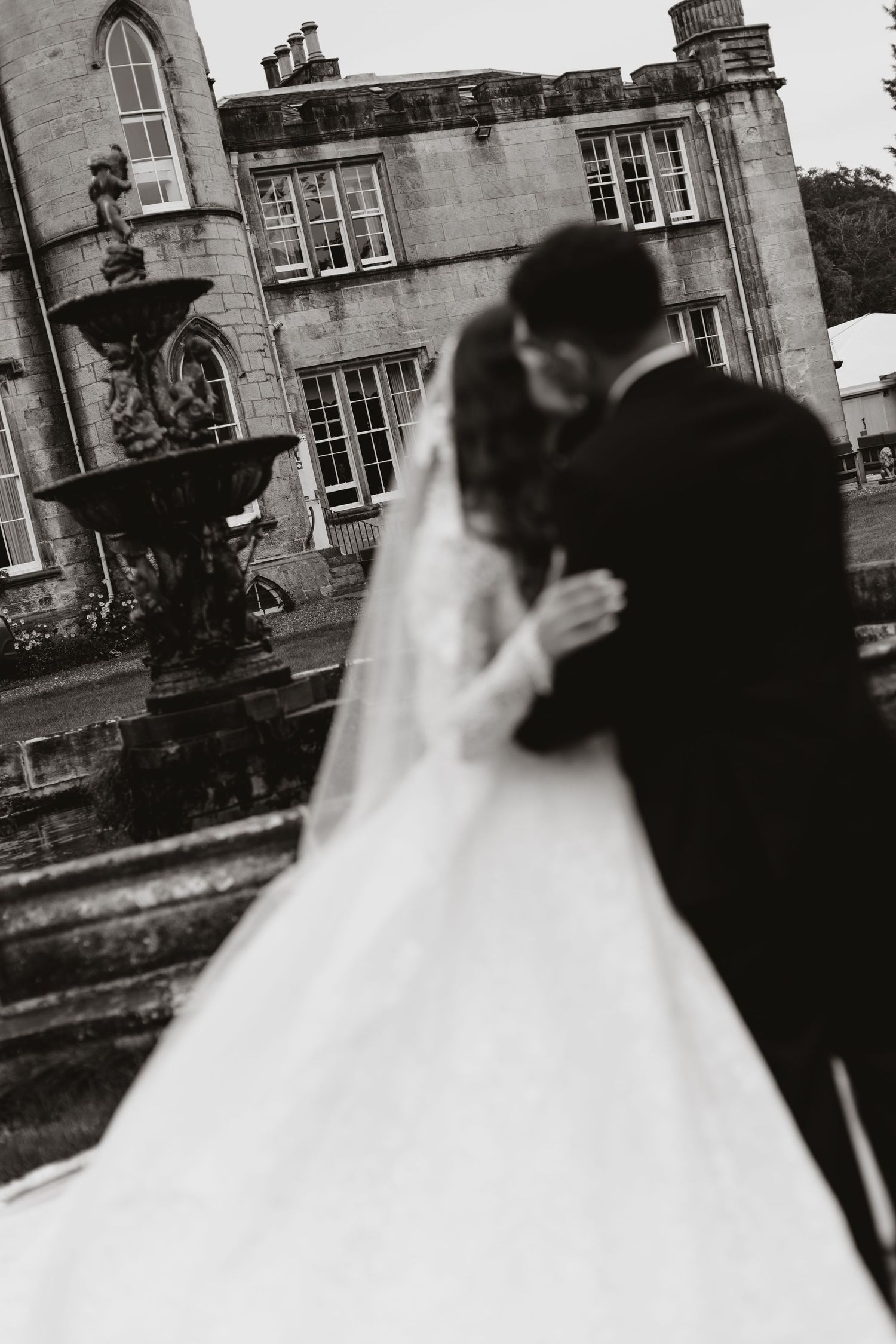 Mr & Mrs looks good on us Melville castle Edinburgh wedding photographer James Bailey Photography