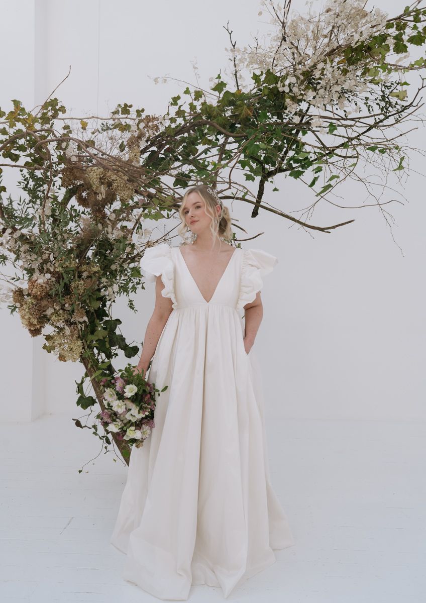 Bride portrait in Manchester - editorial wedding photography Manchester