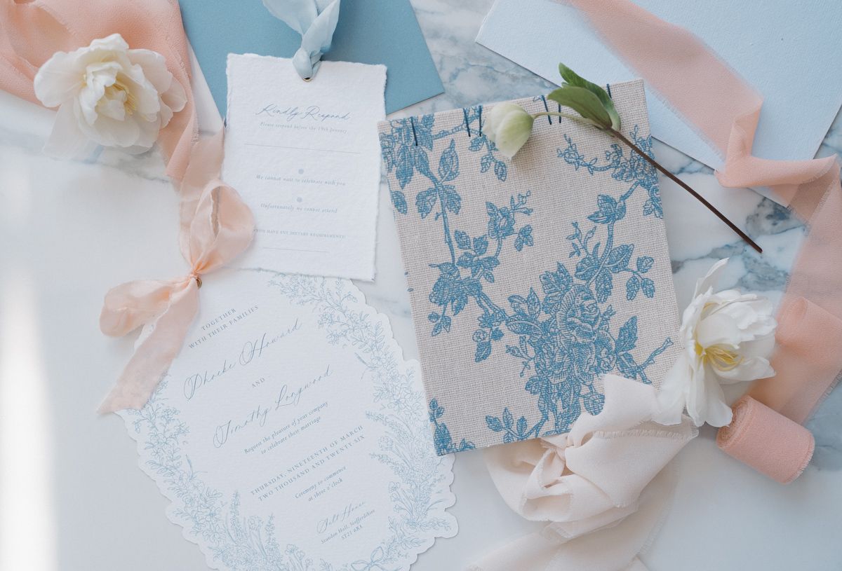 romantic and airy photography stationary and details