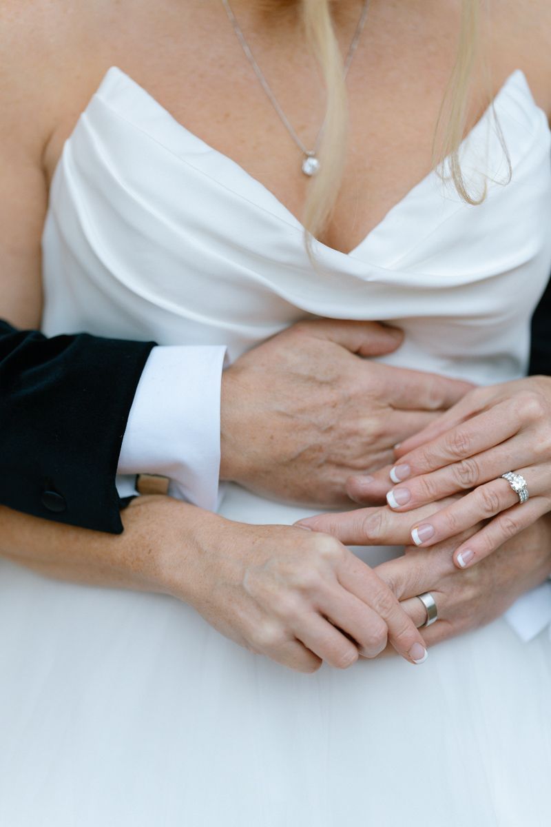 Wedding ring couple photo - candid wedding photography Cheshire