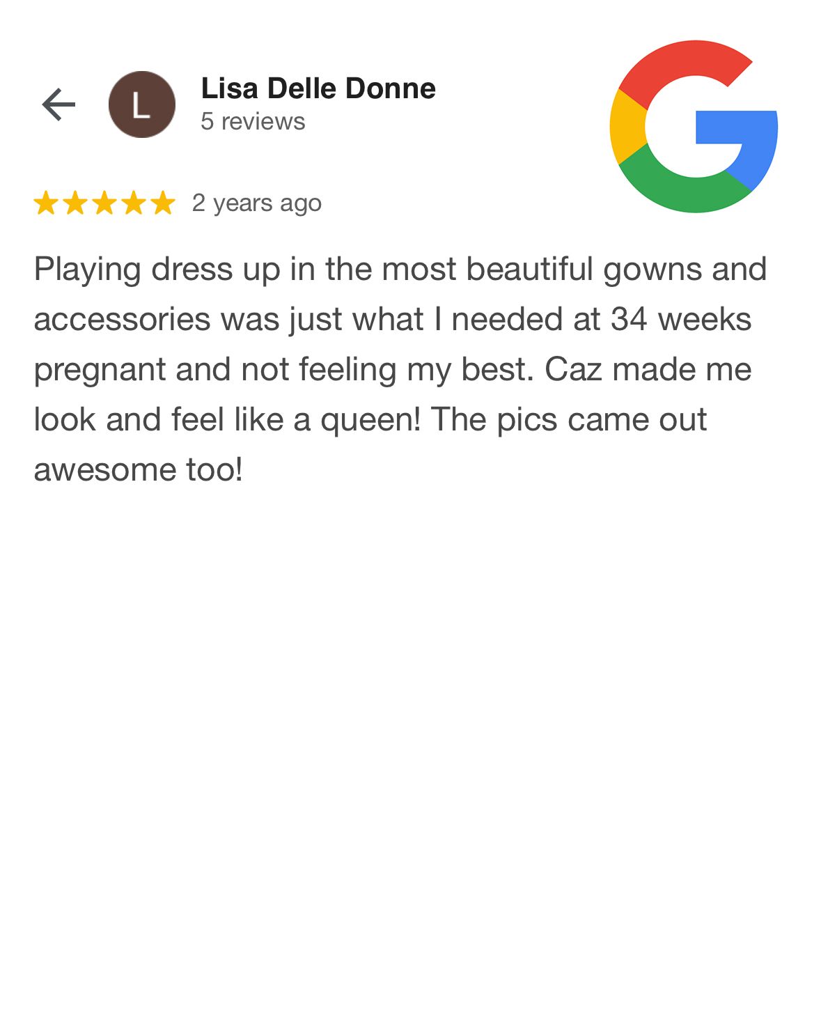 Caz Captures - Google Review 