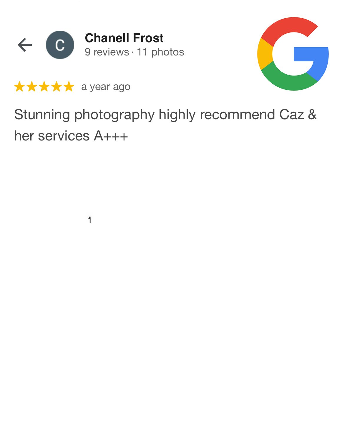 Caz Captures - Google Review 