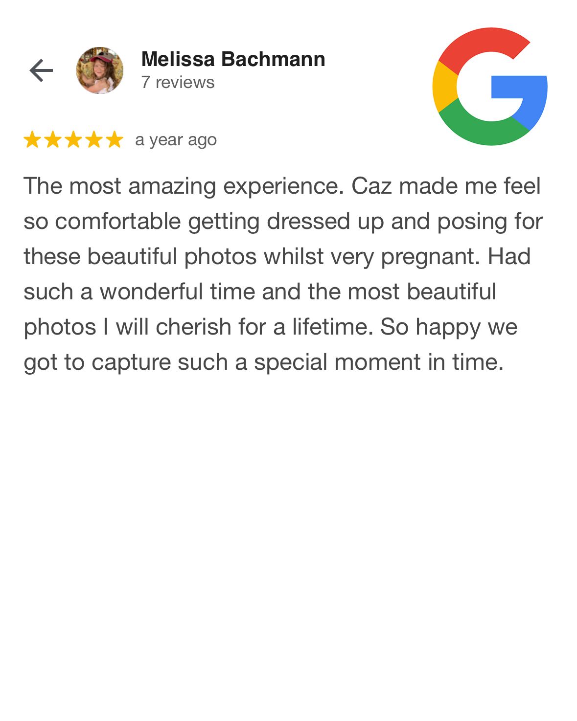 Caz Captures - Google Review 