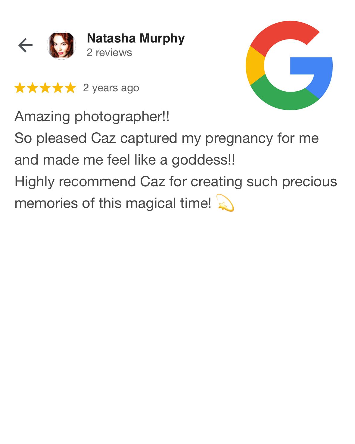 Caz Captures - Google Review 