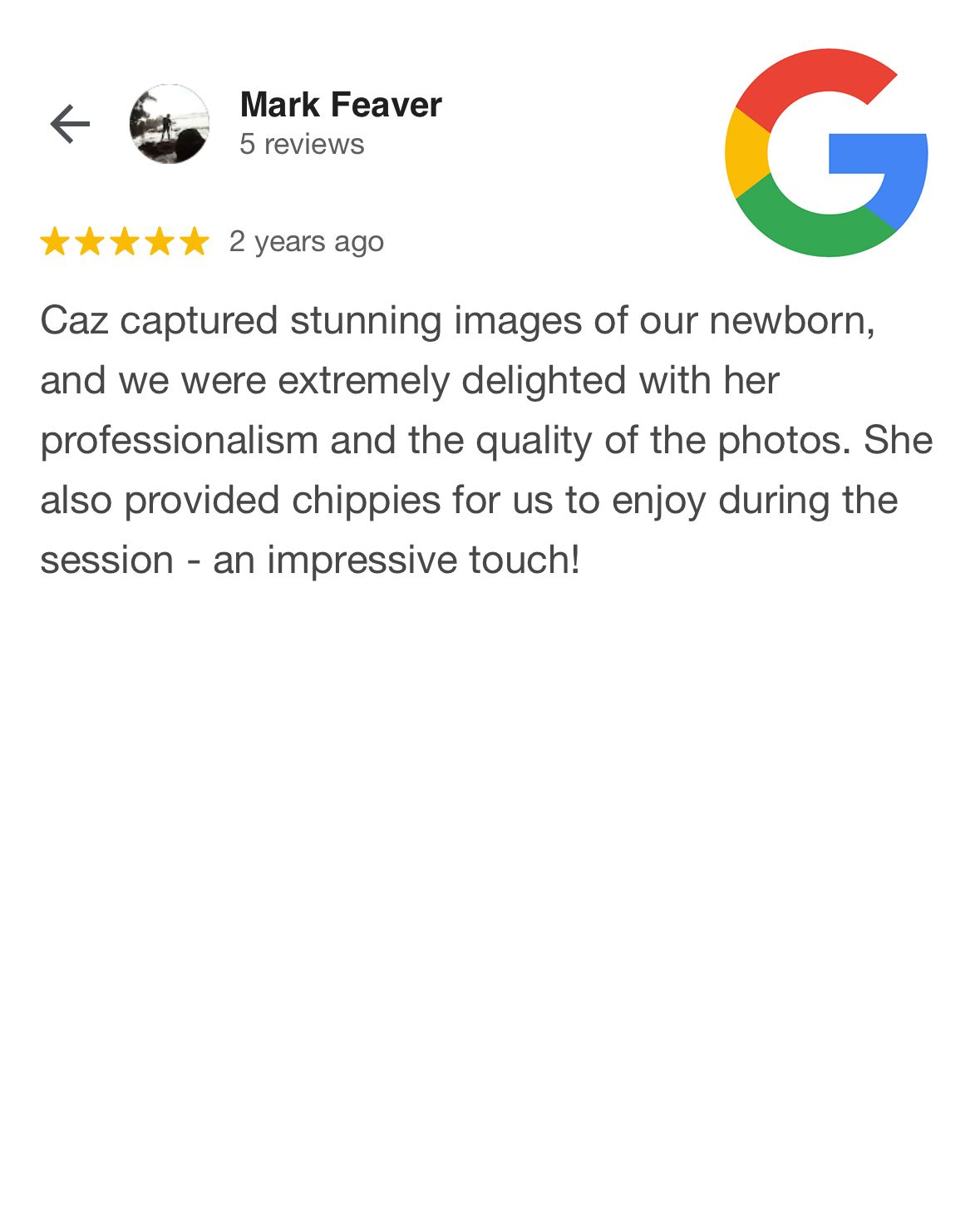 Caz Captures - Google Review 