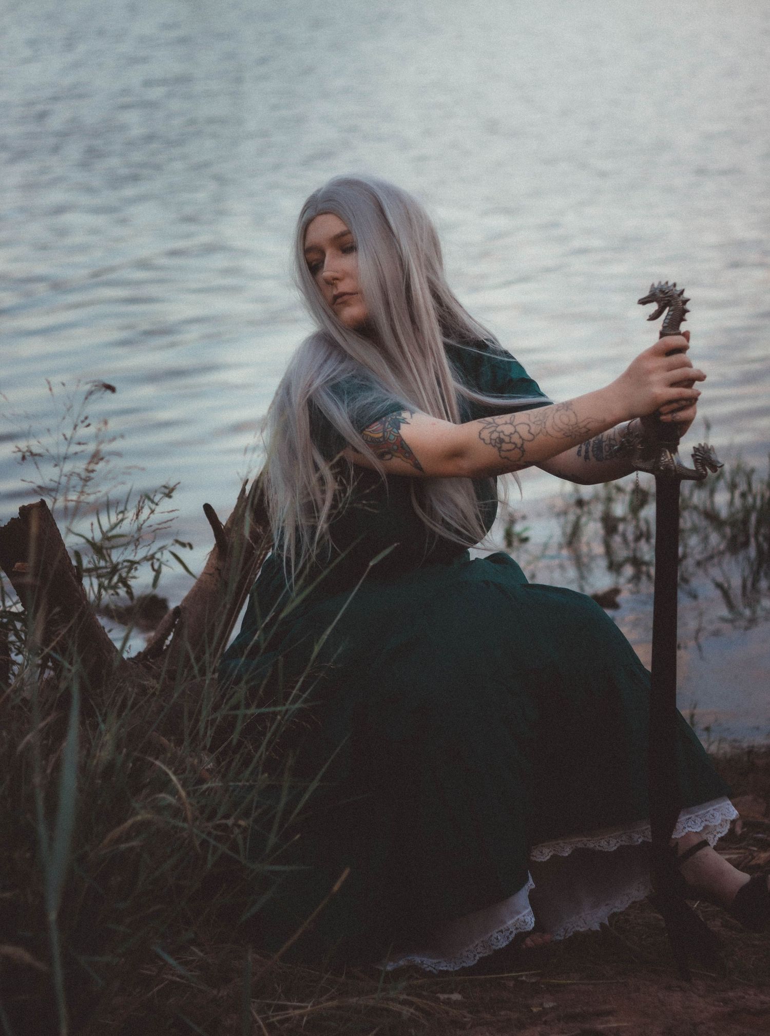 Artistic creative portrait photography in Abilene TX with storytelling and natural elements