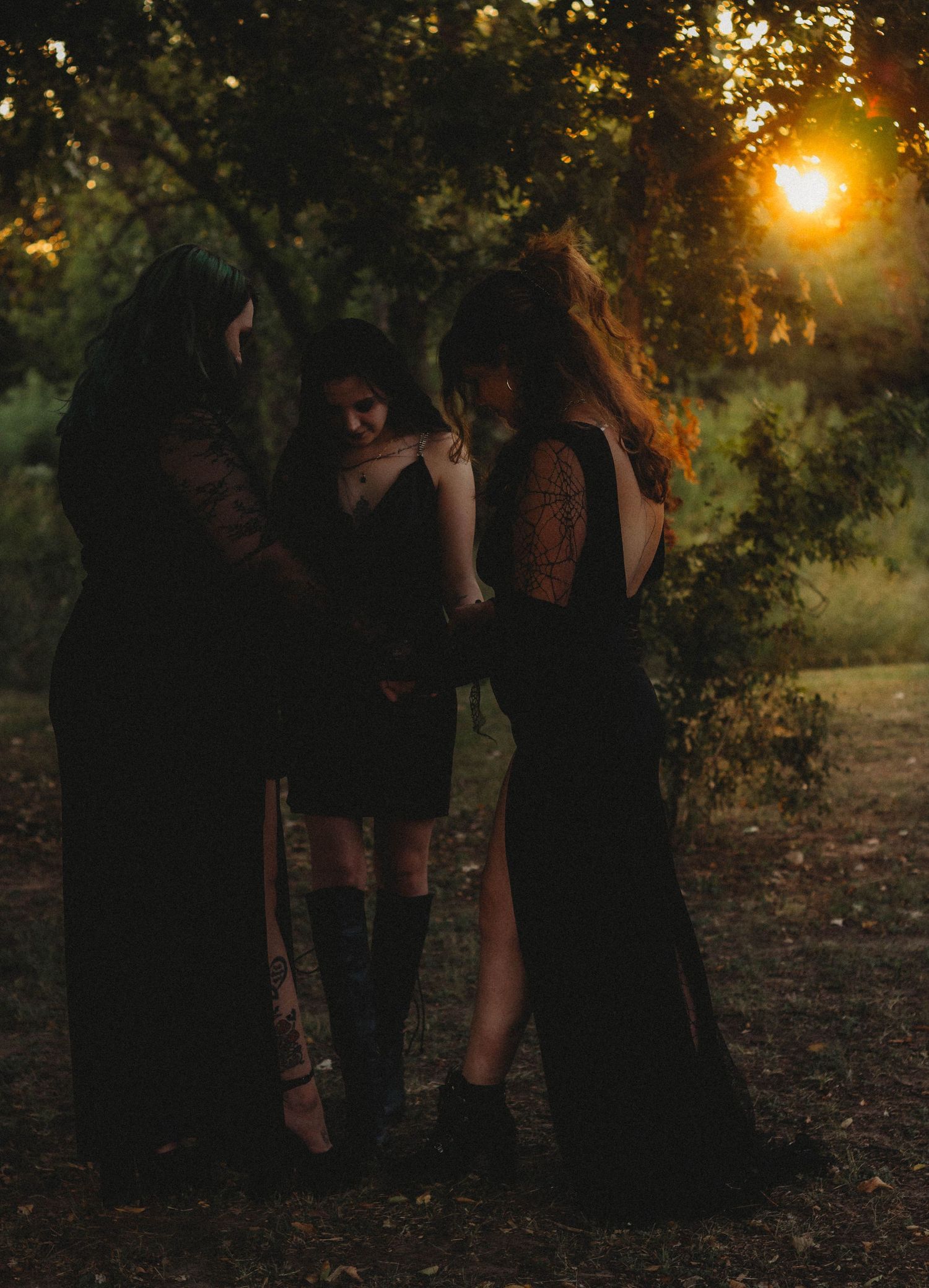 Cinematic creative portrait session in Abilene TX using dramatic light and shadow
