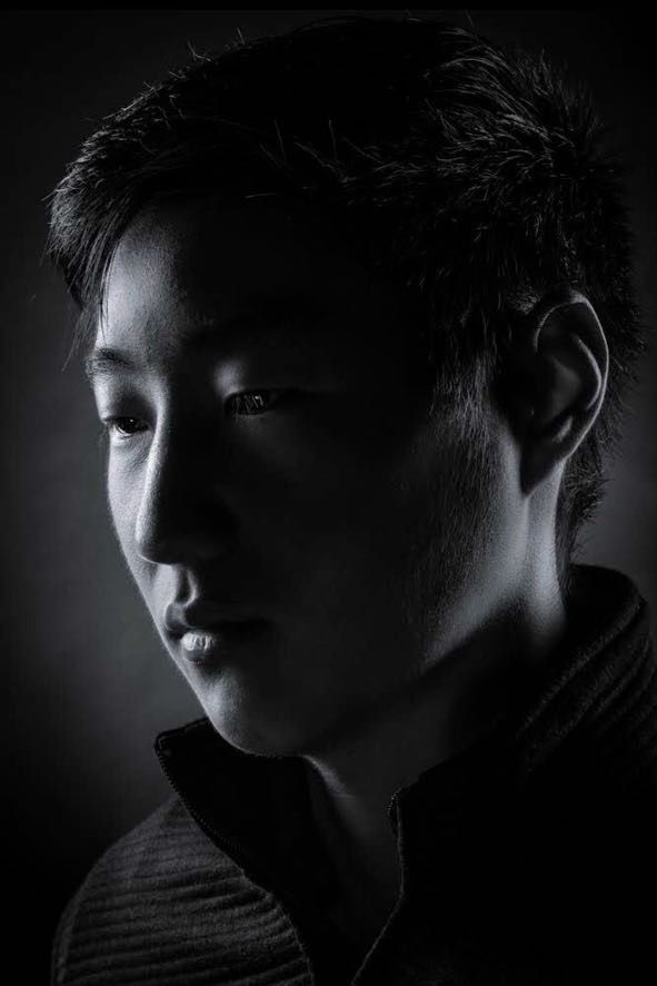 Black and white portrait