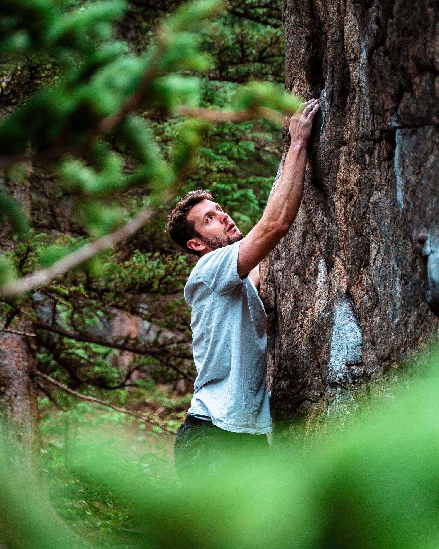 Climbing in Guanella Pass, CO