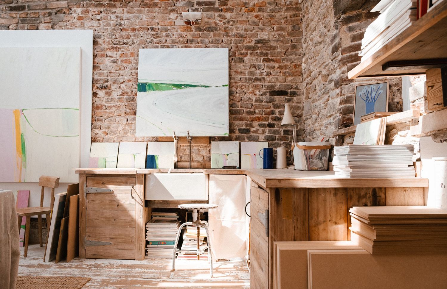 Martha Holmes art studio