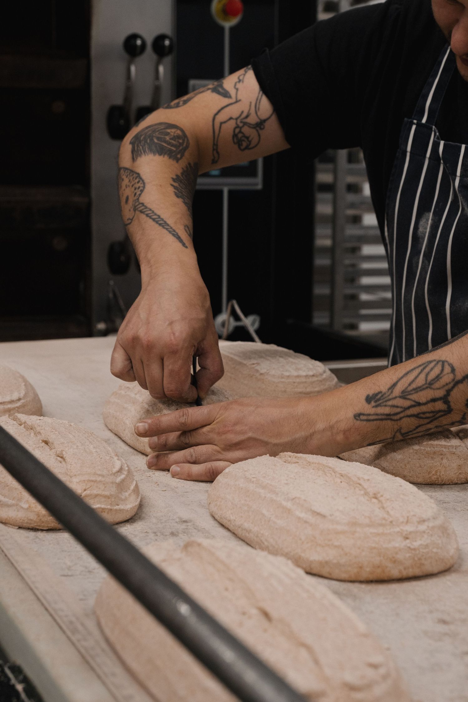 bread making at pavilion bakery in newquay