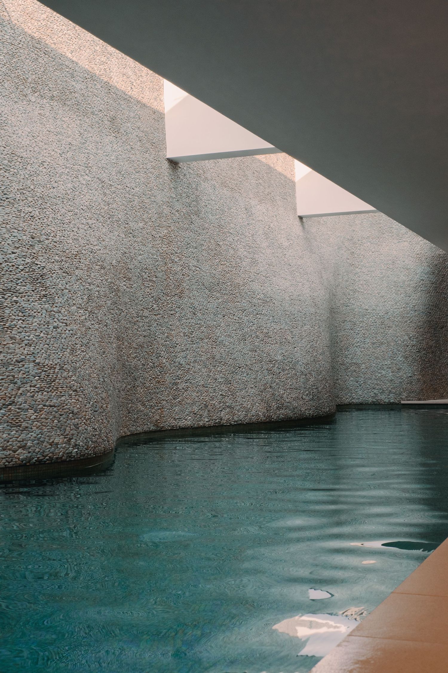 Indoor swimming pool at the headland hotel spa
