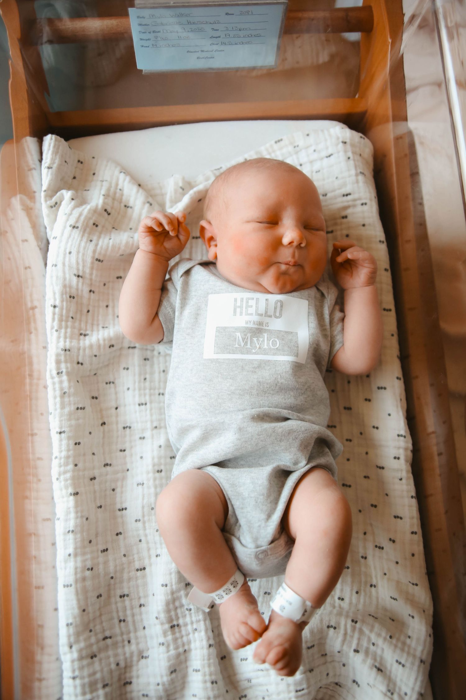 newborn baby at hospital after birth Southeast Minnesota