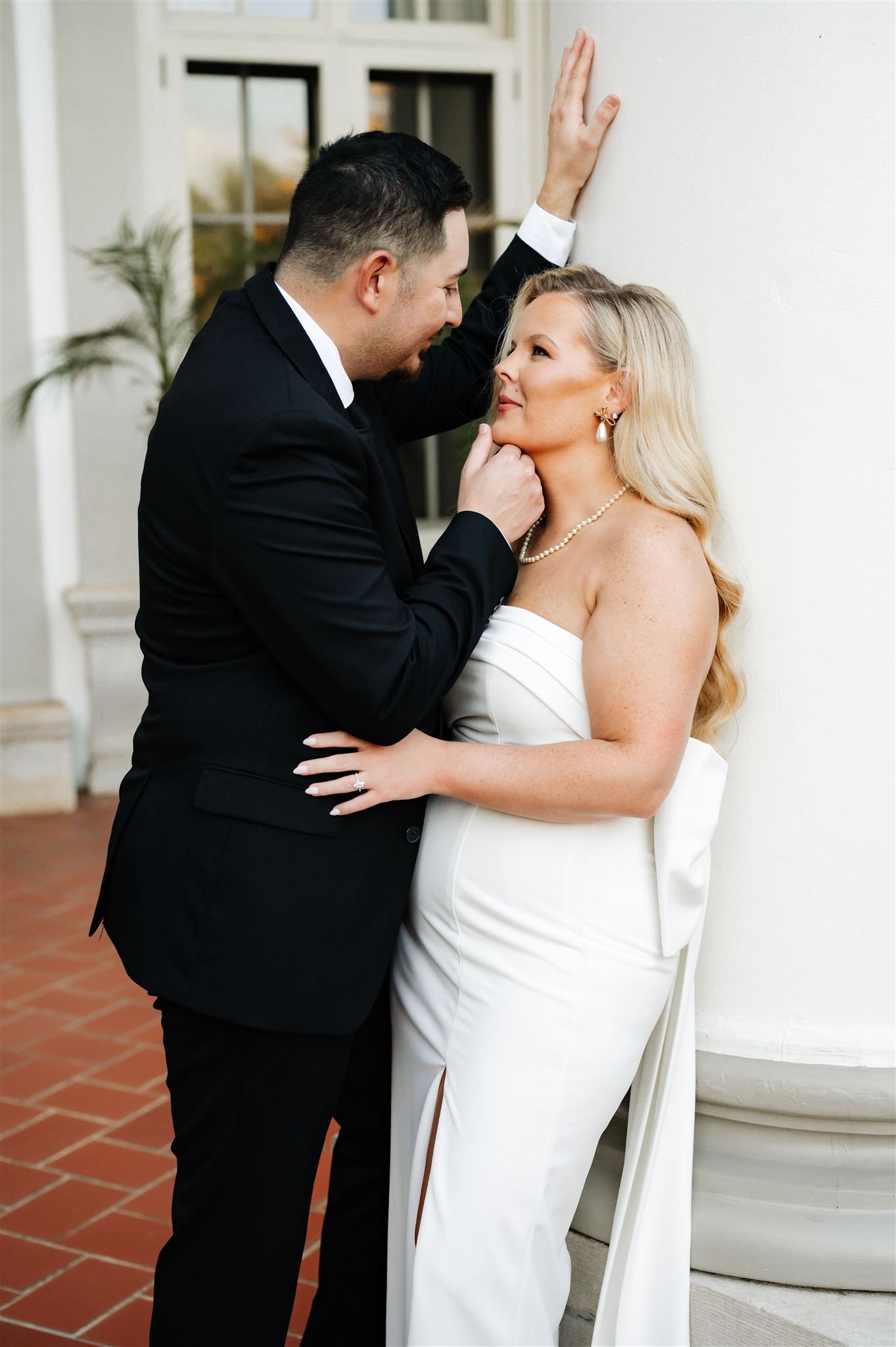 Romantic couple portrait photographed in Atlanta