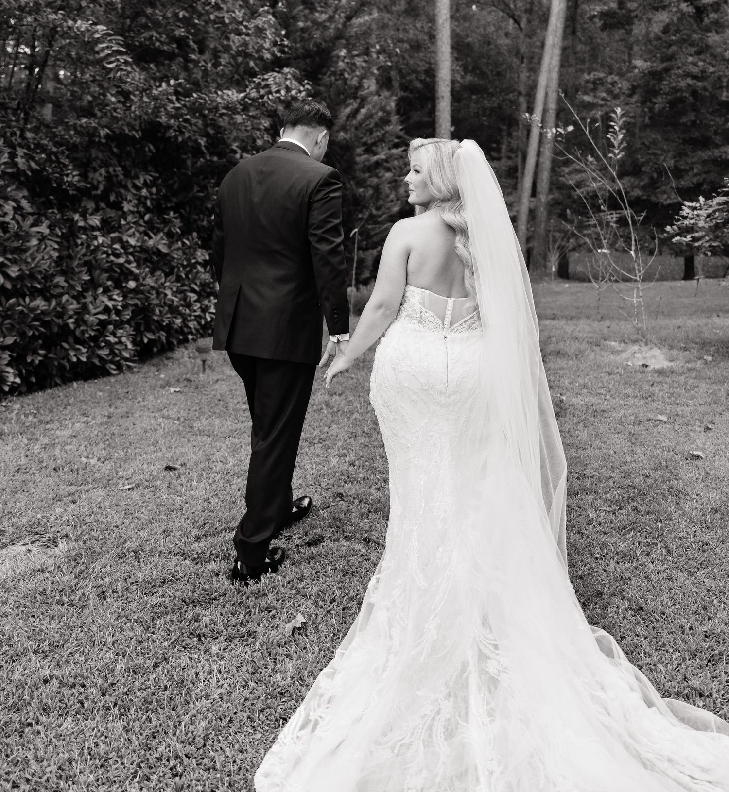 Editorial Atlanta wedding photography capturing bride and groom portraits