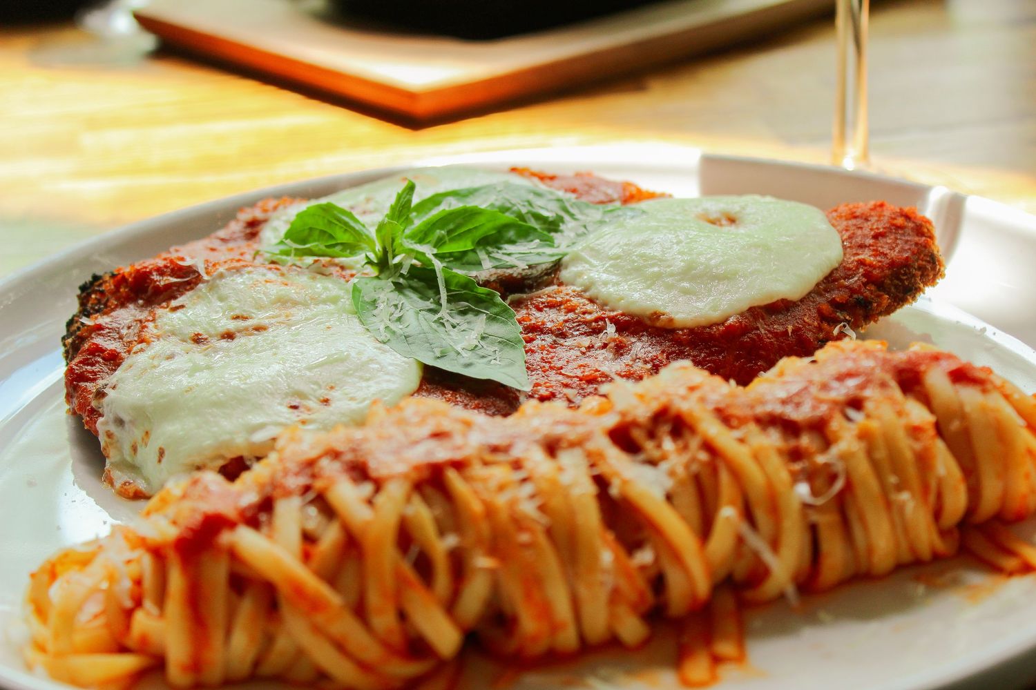 Food photography of entree in the Poconos