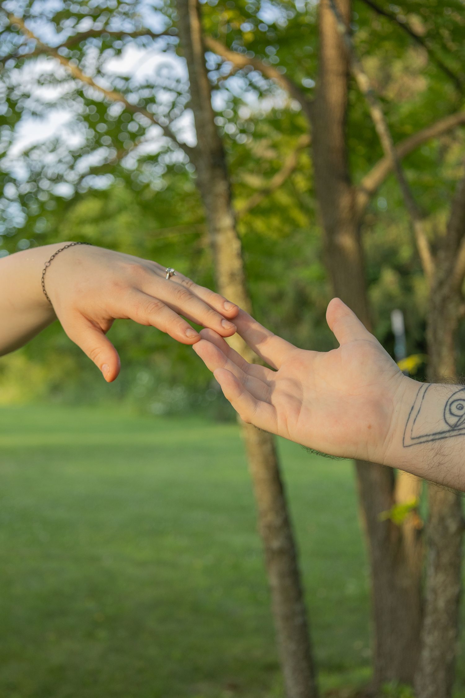 Engagement session at Ballas Park in Wind Gap, PA