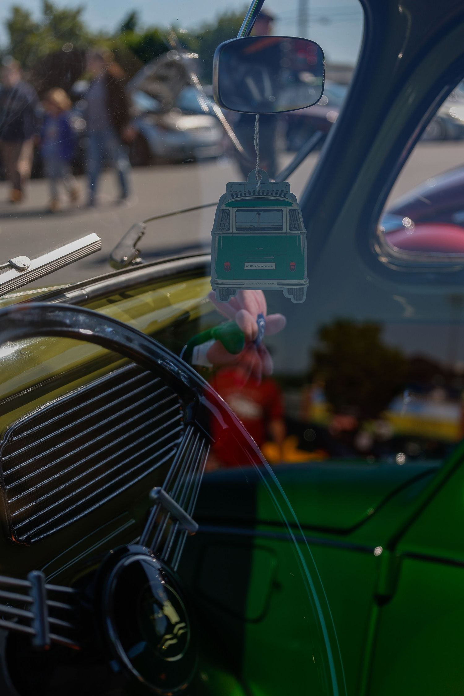 car detail shot at iron pigs cars and coffee