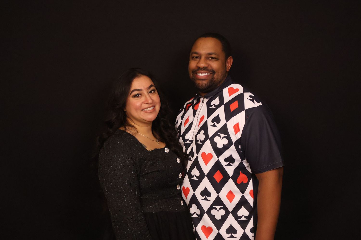 Guests enjoying a luxury photo booth experience at 366 MS Holiday Party