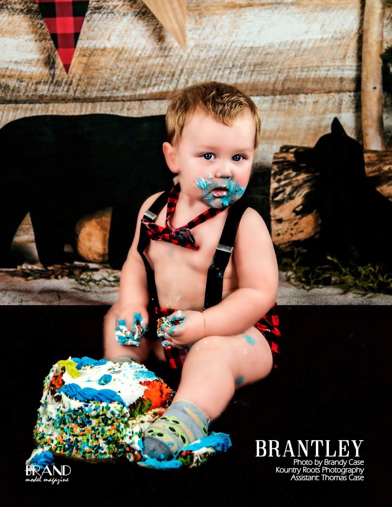 Graduation photos featuring a white horse and sunflower dress in a rustic setting.
