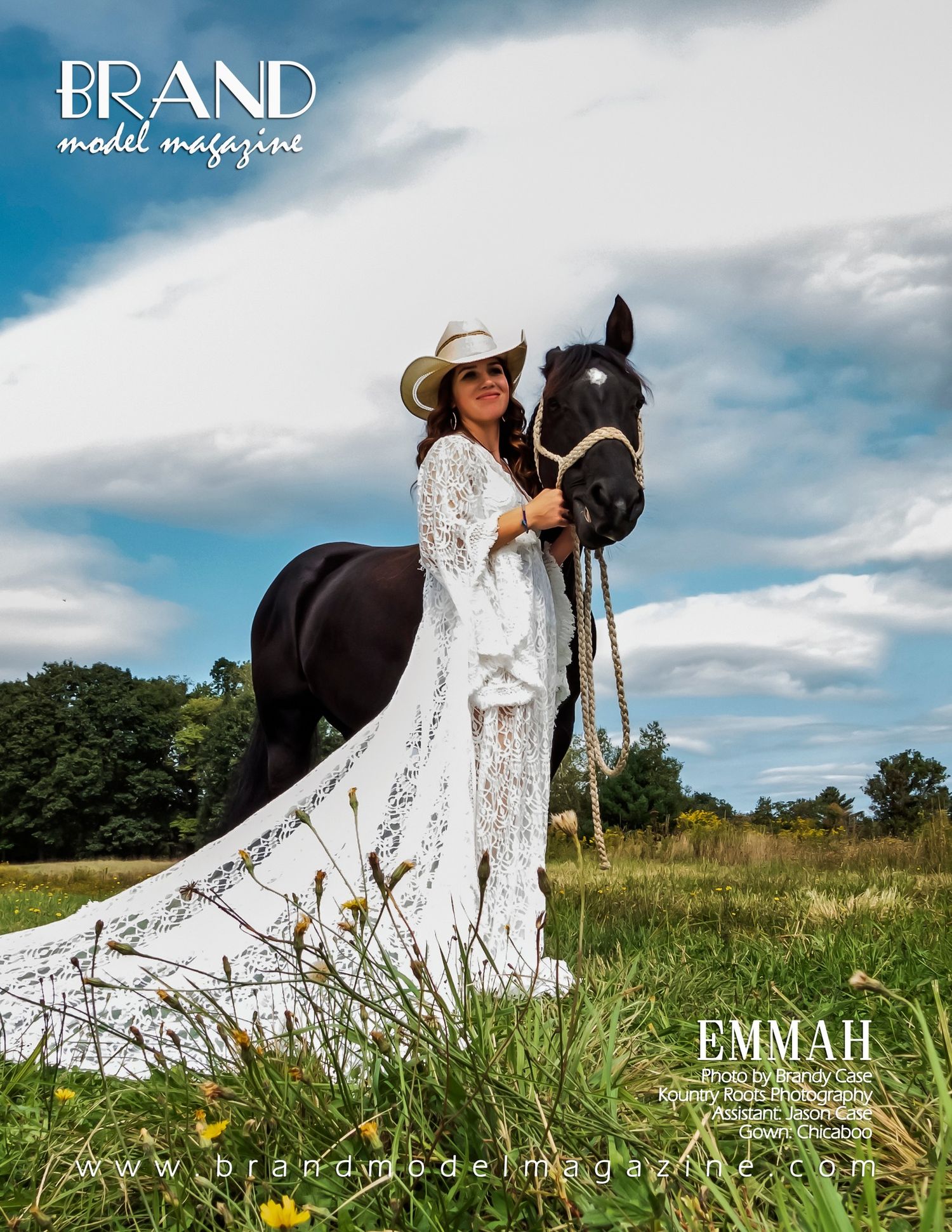 Western themed photos with red metal gates and rustic backdrop.