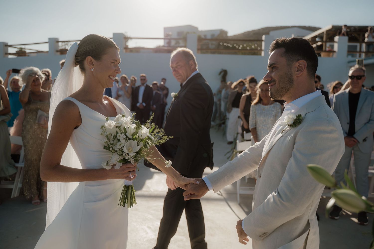 documentary wedding photography in Tinos, Greece