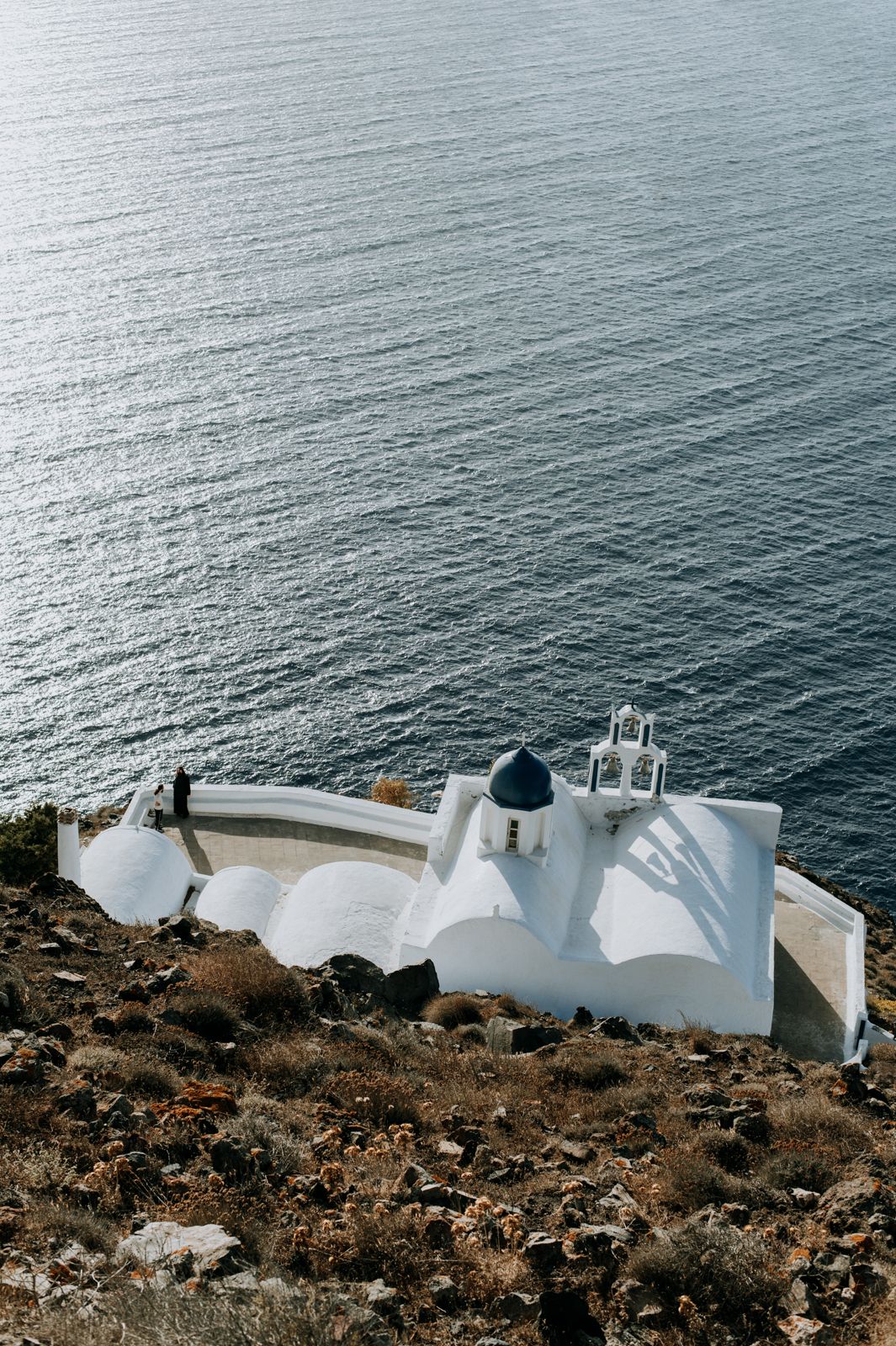 Elopement photographer Oia Fira Pyrgos Skaros Santorini Greece