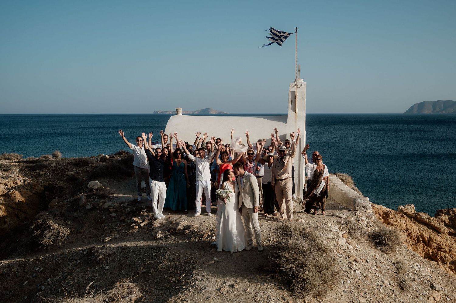 documentary wedding photography in Tinos, Greece