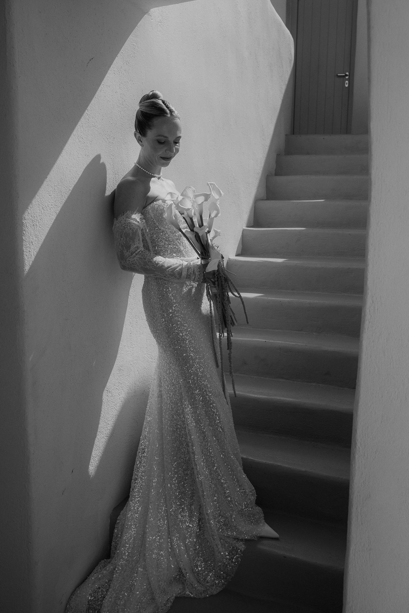 artful bridal portrait documentary wedding photographer in Ios Paros Tinos Sifnos Mykonos Greece