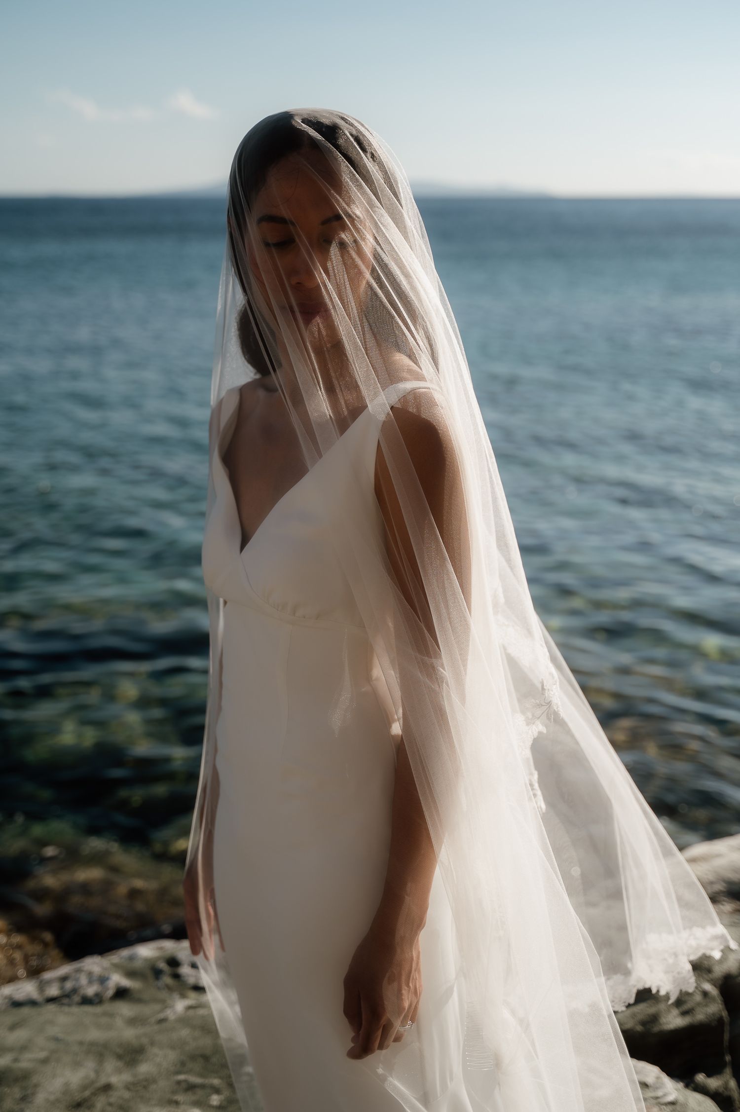 cinematic wedding photography in Tinos, Greece