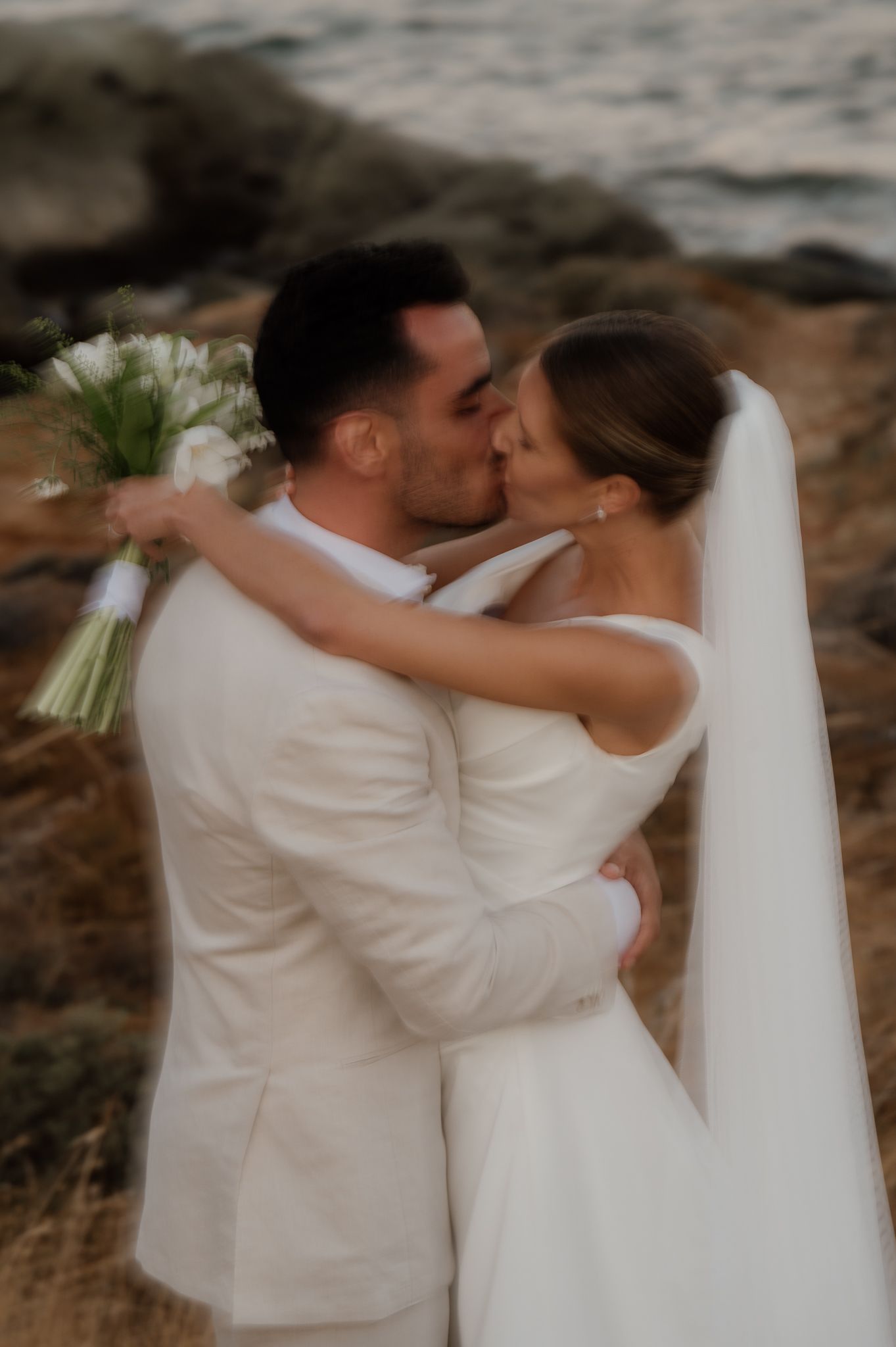 elegant island wedding photographer in Tinos Mykonos Greece