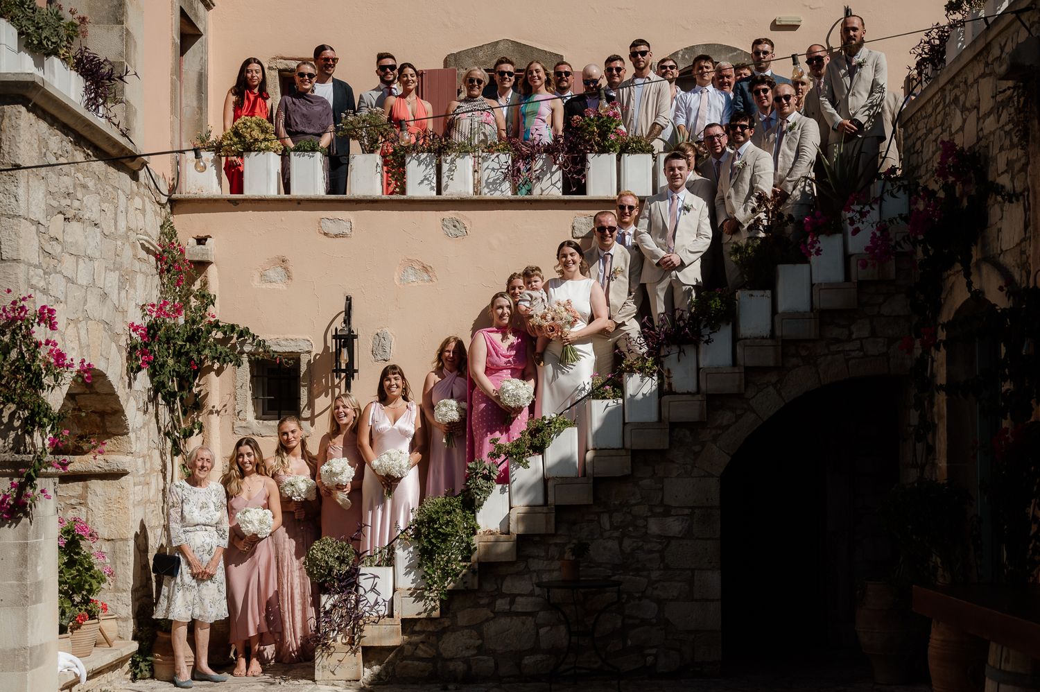 family photo documentary wedding photography in Agreco farms Crete, Greece