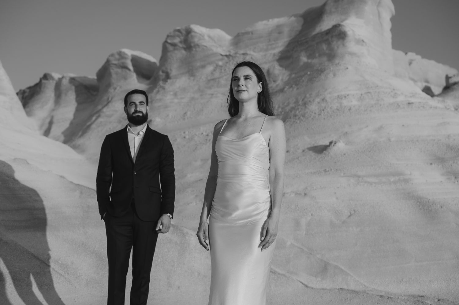 elopement photographer Sarakiniko Milos Greece