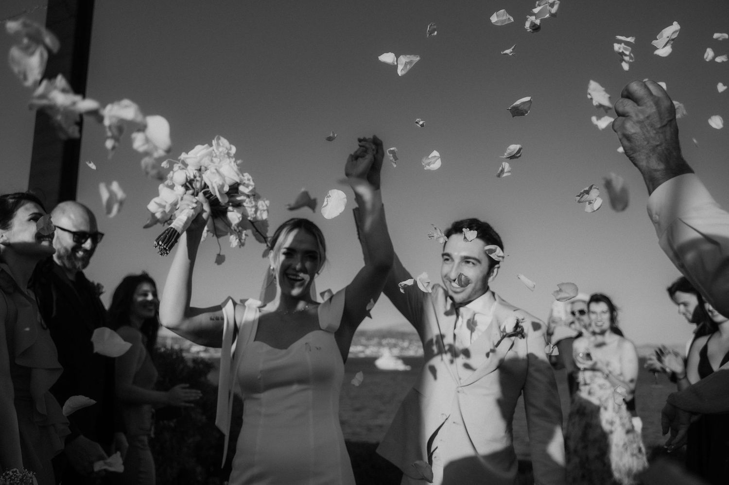 documentary wedding photography in Island Athens riviera, Greece