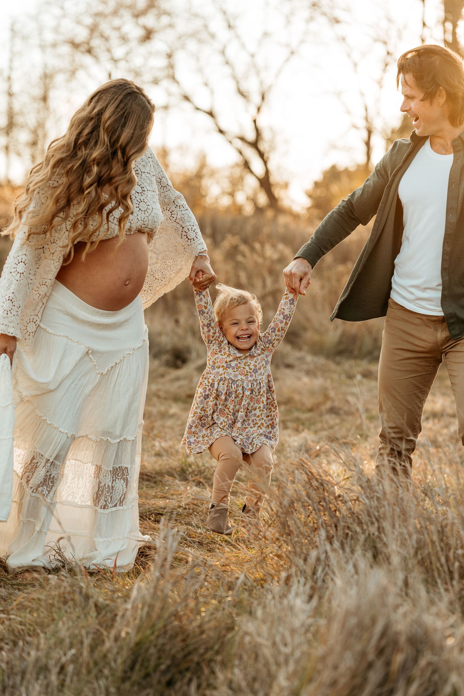 sunset Maternity photos in Southeast Wisconsin