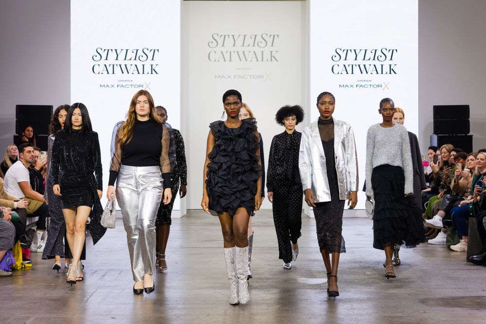 Professional fashion runway photography from the Stylist Live Catwalk, captured by Farheen Shaikh