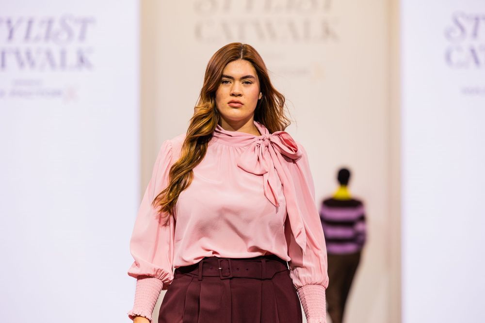 Professional fashion runway photography from the Stylist Live Catwalk, captured by Farheen Shaikh
