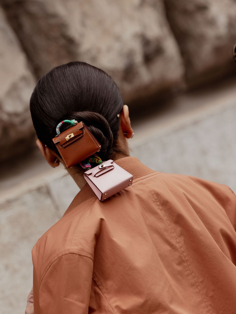 London fashion photographer – editorial street style portrait during PFW, captured by Farheen Shaikh.