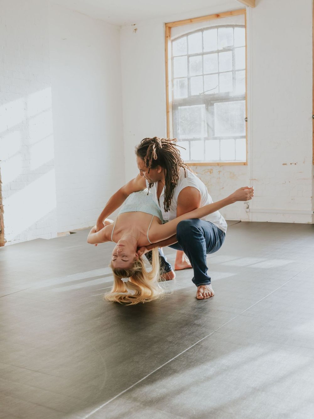 Commercial and branding photography for Acroyoga Studio in London