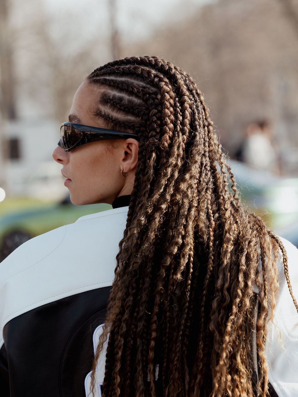 London fashion photographer – editorial street style portrait during PFW, captured by Farheen Shaikh.